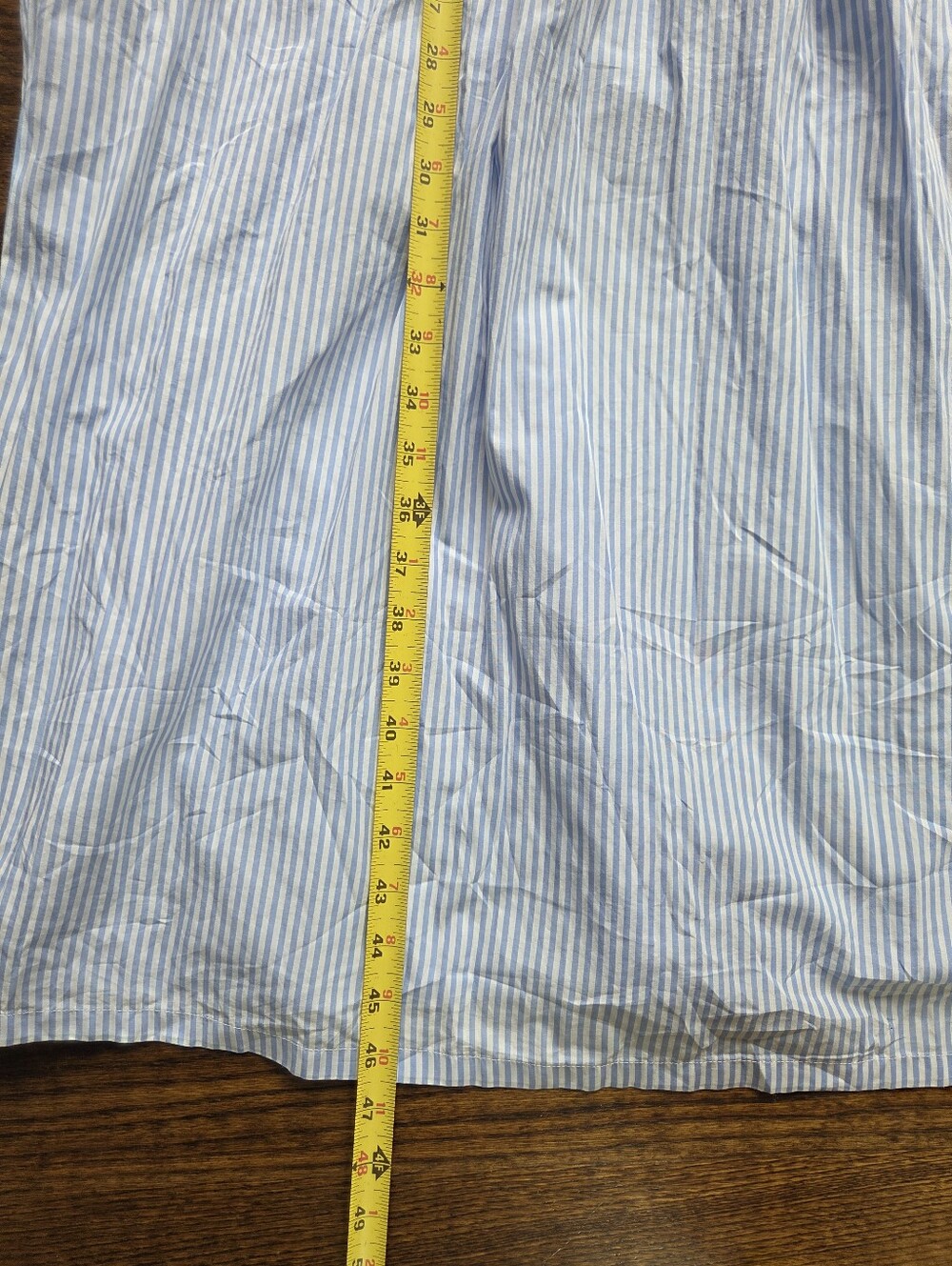 J. Crew Blue and White Striped Smocked Summer Cotton Dress - Picture 8 of 10